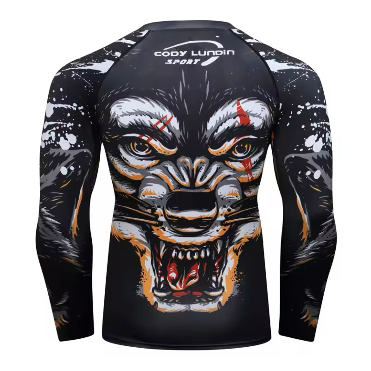Wolf Premium BJJ / MMA Rash Guard - LONG & SHORT SLEEVE VARIATIONS - MADE TO ORDER 2 WEEK DISPATCH