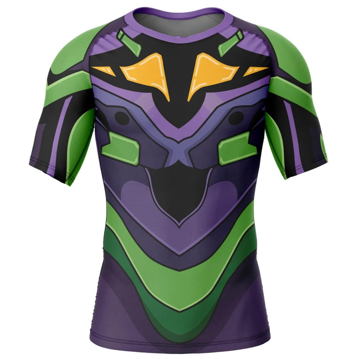 Evangelion Unit One Armor Premium Short Sleeve Rash Guard - MADE TO ORDER 2 WEEK DISPATCH