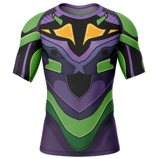 Evangelion Unit One Armor Premium Short Sleeve Rash Guard - MADE TO ORDER 2 WEEK DISPATCH