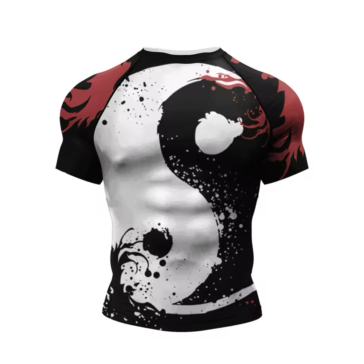 Yin Yang Premium BJJ No Gi / MMA Set. Rash Guard, Shorts & Spats - MADE TO ORDER 2 WEEK DISPATCH