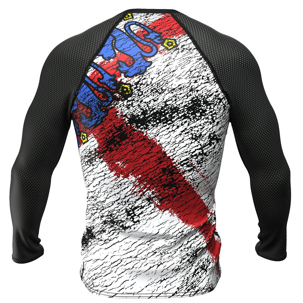 England Premium Long Sleeve BJJ Rash Guard