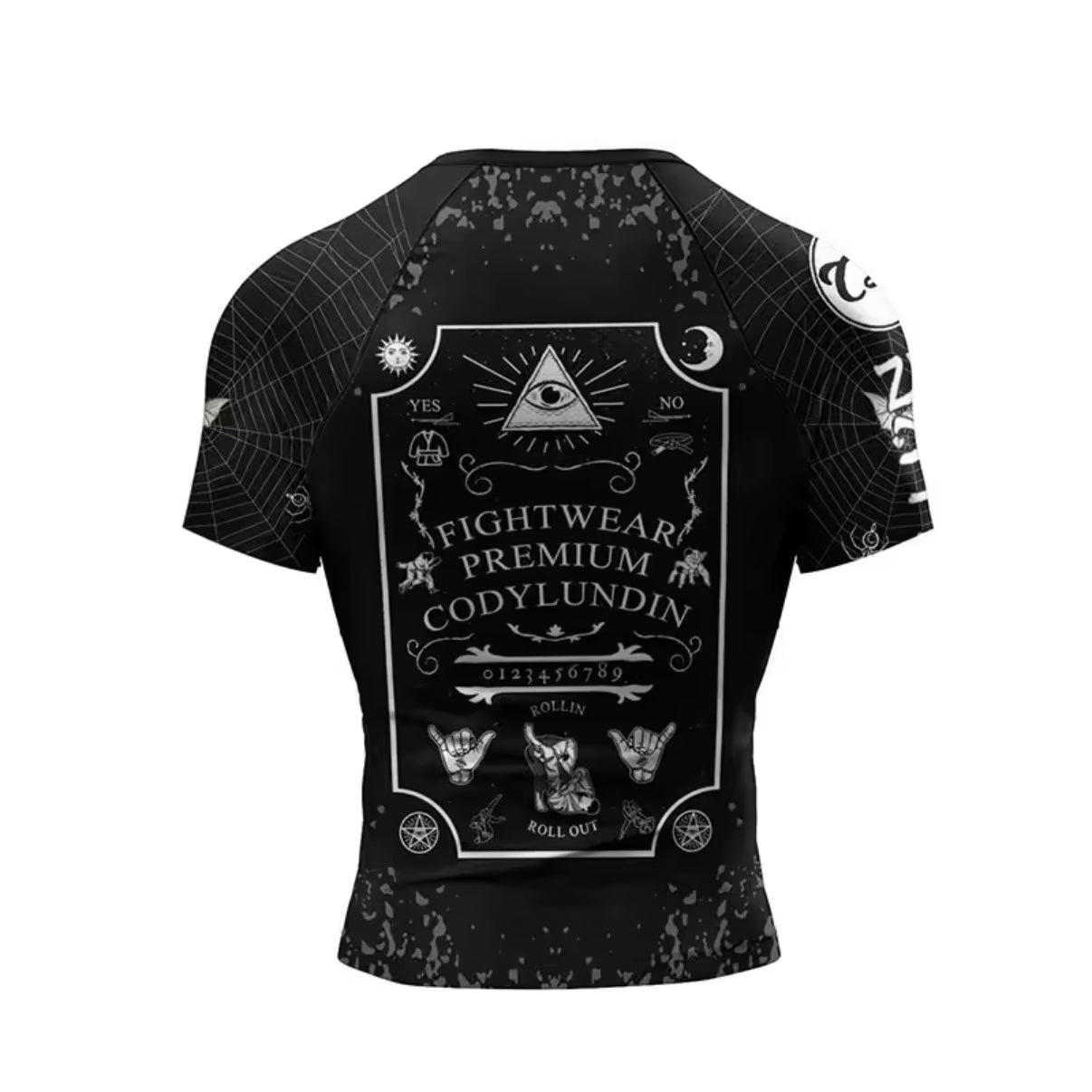 Ouija Premium BJJ / MMA Rash Guard - LONG & SHORT SLEEVE VARIATIONS - MADE TO ORDER 2 WEEK DISPATCH