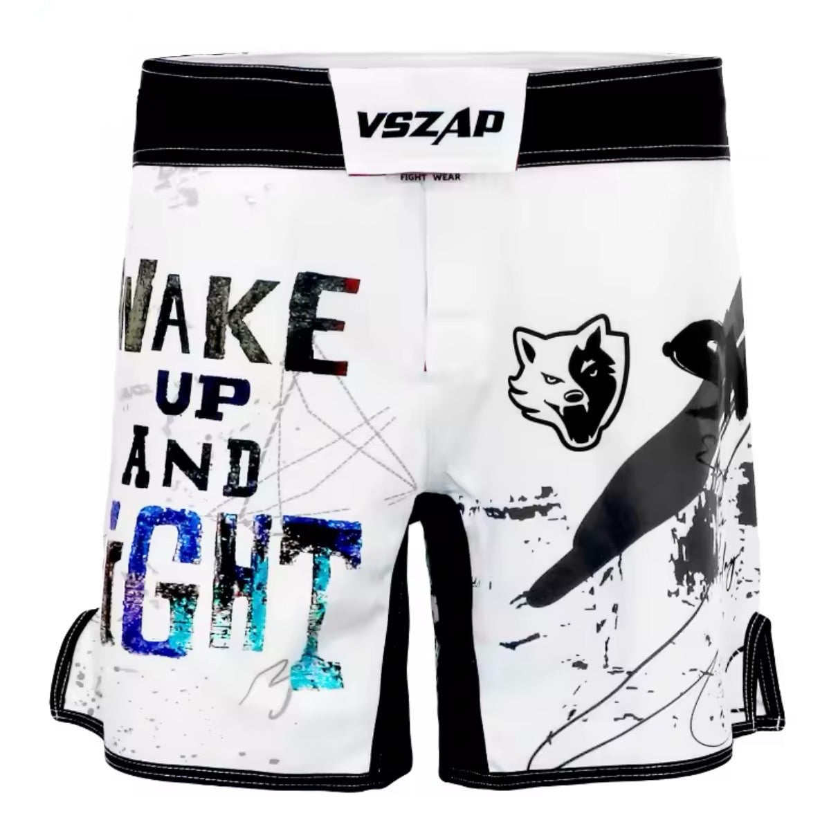 Wake Up and Fight MMA Grappling Shorts - MADE TO ORDER 2 WEEK DISPATCH