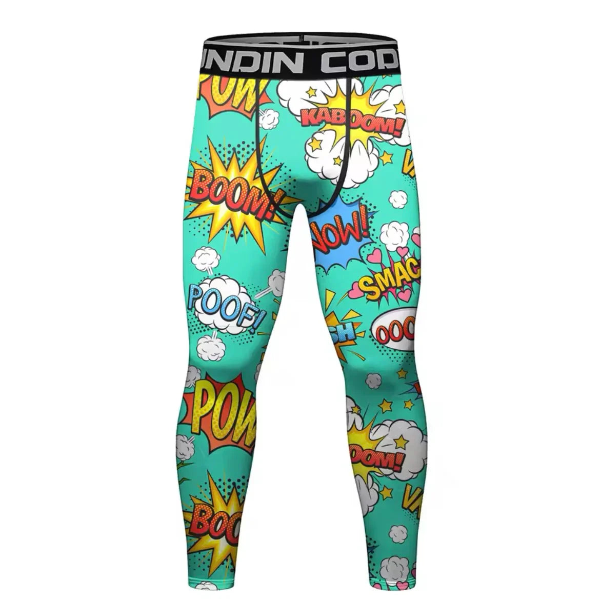 Comic Premium Compression Spats for BJJ, MMA, Wrestling, CrossFit, Yoga, Running, Cycling, and More - MADE TO ORDER 2 WEEK DISPATCH
