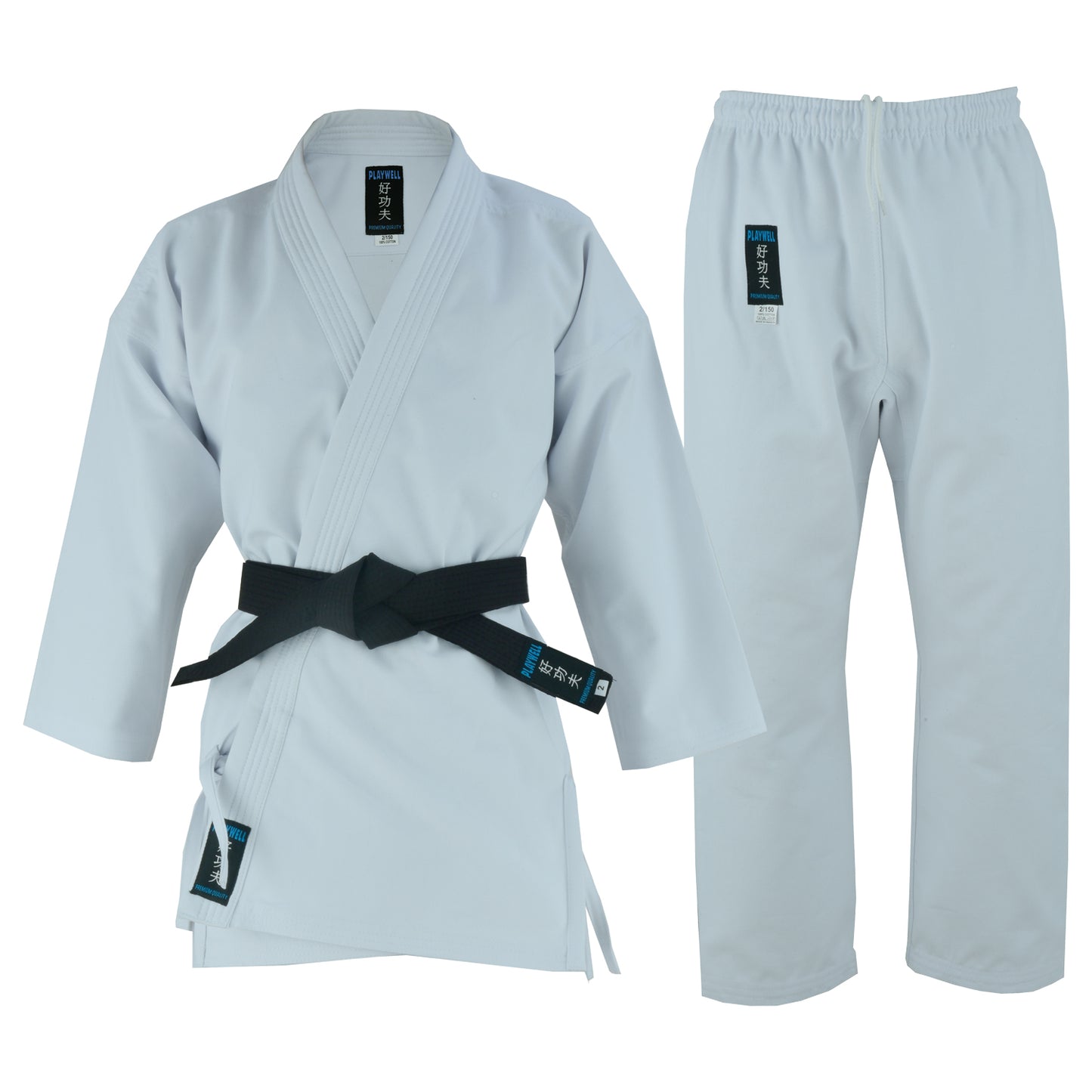 Karate Heavyweight Atheltic Cut SLIMMER FIT 14oz Suit - White