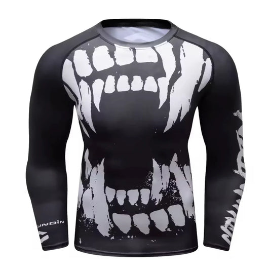 Wild Canines Premium BJJ / MMA Rash Guard - LONG & SHORT SLEEVE VARIATIONS - MADE TO ORDER 2 WEEK DISPATCH