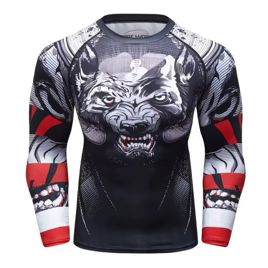 Werewolf Premium BJJ / MMA Rash Guard - LONG & SHORT SLEEVE VARIATIONS - MADE TO ORDER 2 WEEK DISPATCH