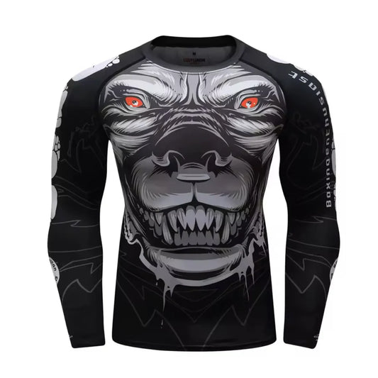 Dog Premium BJJ / MMA Rash Guard - LONG & SHORT SLEEVE VARIATIONS - MADE TO ORDER 2 WEEK DISPATCH