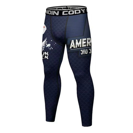 American Premium Compression Spats For BJJ, MMA, Wrestling, CrossFit, Yoga, Running, Cycling, and More - MADE TO ORDER 2 WEEK DISPATCH