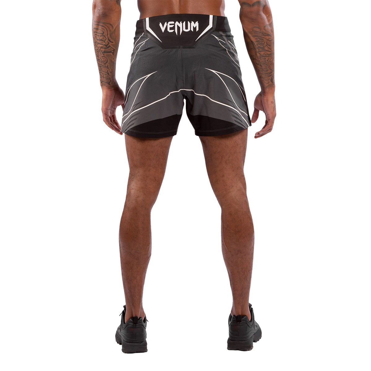 Venum x UFC Authentic Short Fit Mens Fight Shorts - Black/White