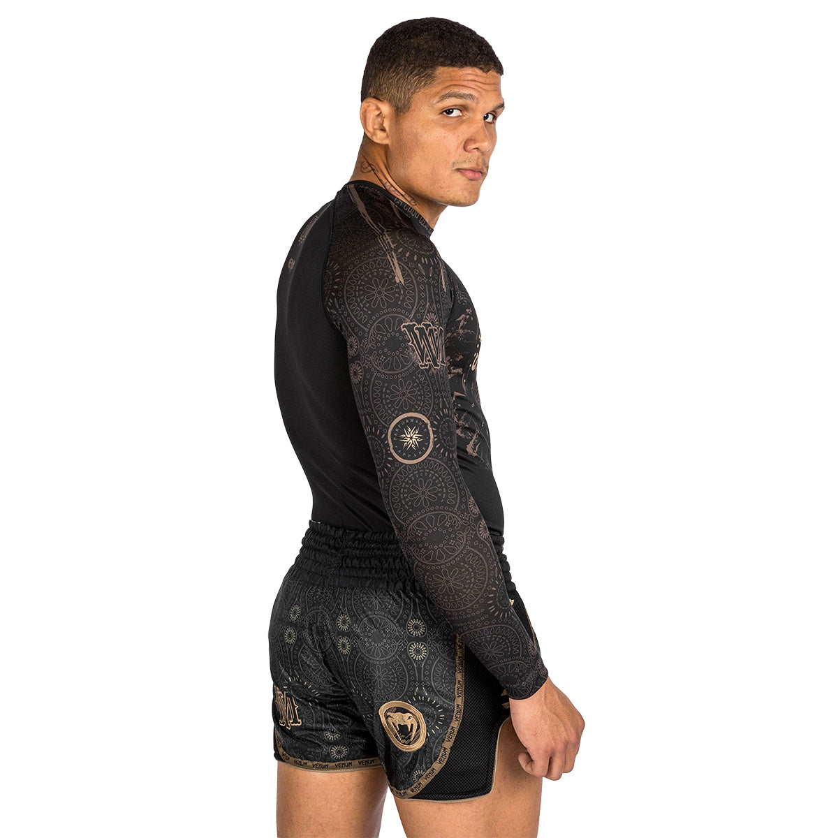 Venum Santa Muerta Long Sleeve MMA/Jiu Jitsu Rash Guard