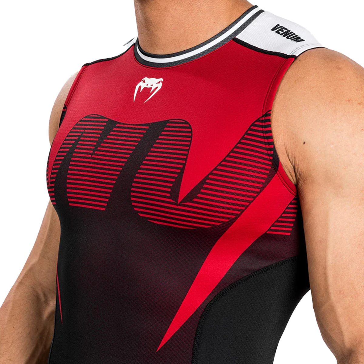 Venum Adrenaline MMA Sleeveless Rashguard - Red