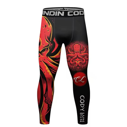 Octopus Premium Compression Spats for BJJ, MMA, Wrestling, CrossFit, Yoga, Running, Cycling, and More - MADE TO ORDER 2 WEEK DISPATCH