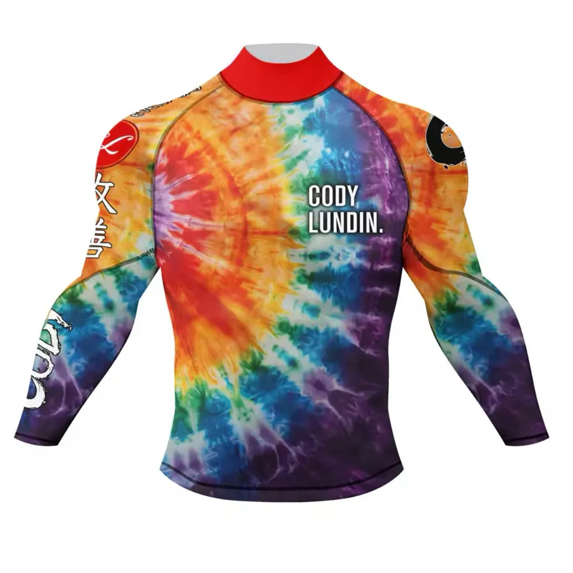 Colourful Premium BJJ / MMA High Neck Rash Guard - LONG & SHORT SLEEVE VARIATIONS - MADE TO ORDER 2 WEEK DISPATCH