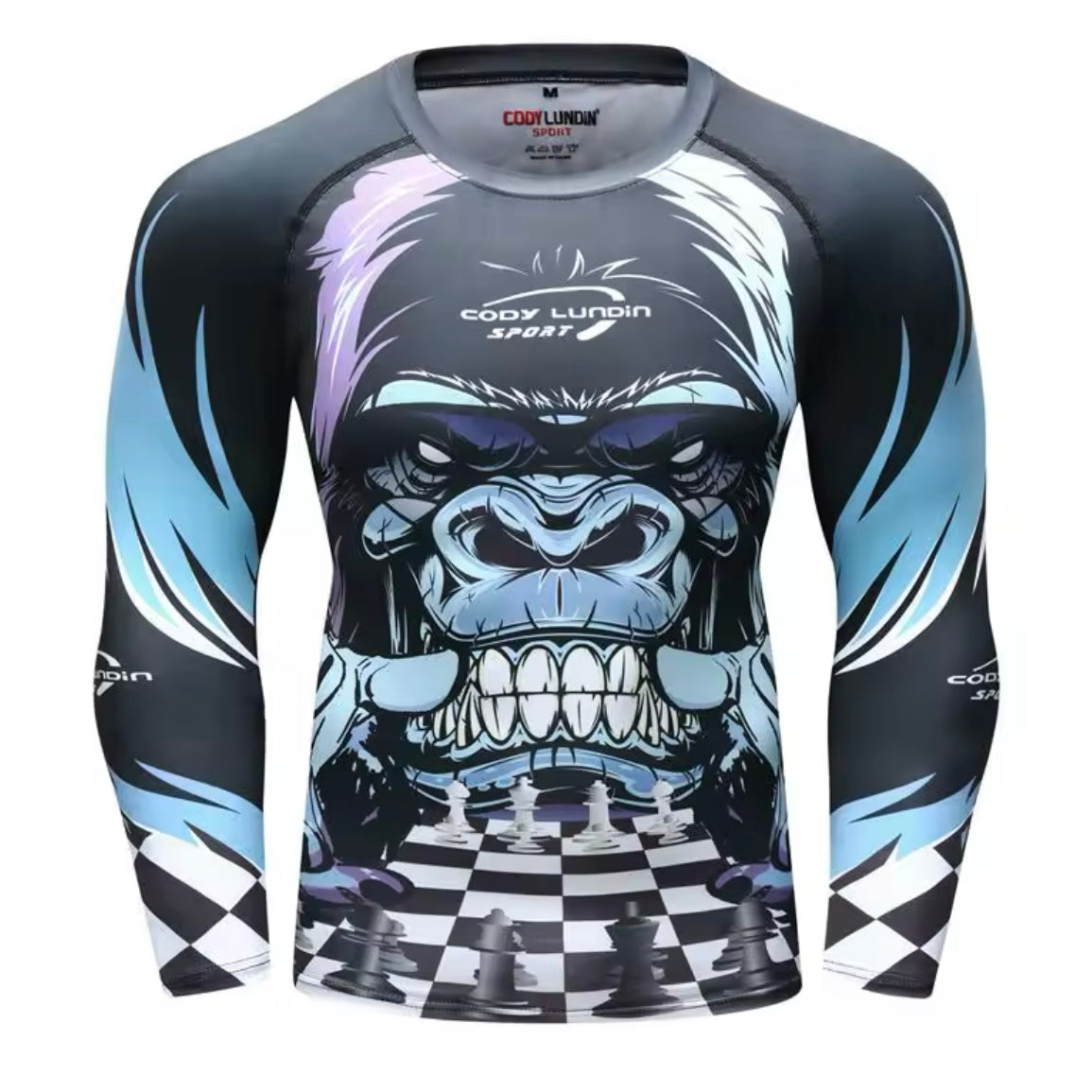 Gorilla Chess Premium BJJ No Gi / MMA Set. Rash Guard, Shorts & Spats - MADE TO ORDER 2 WEEK DISPATCH