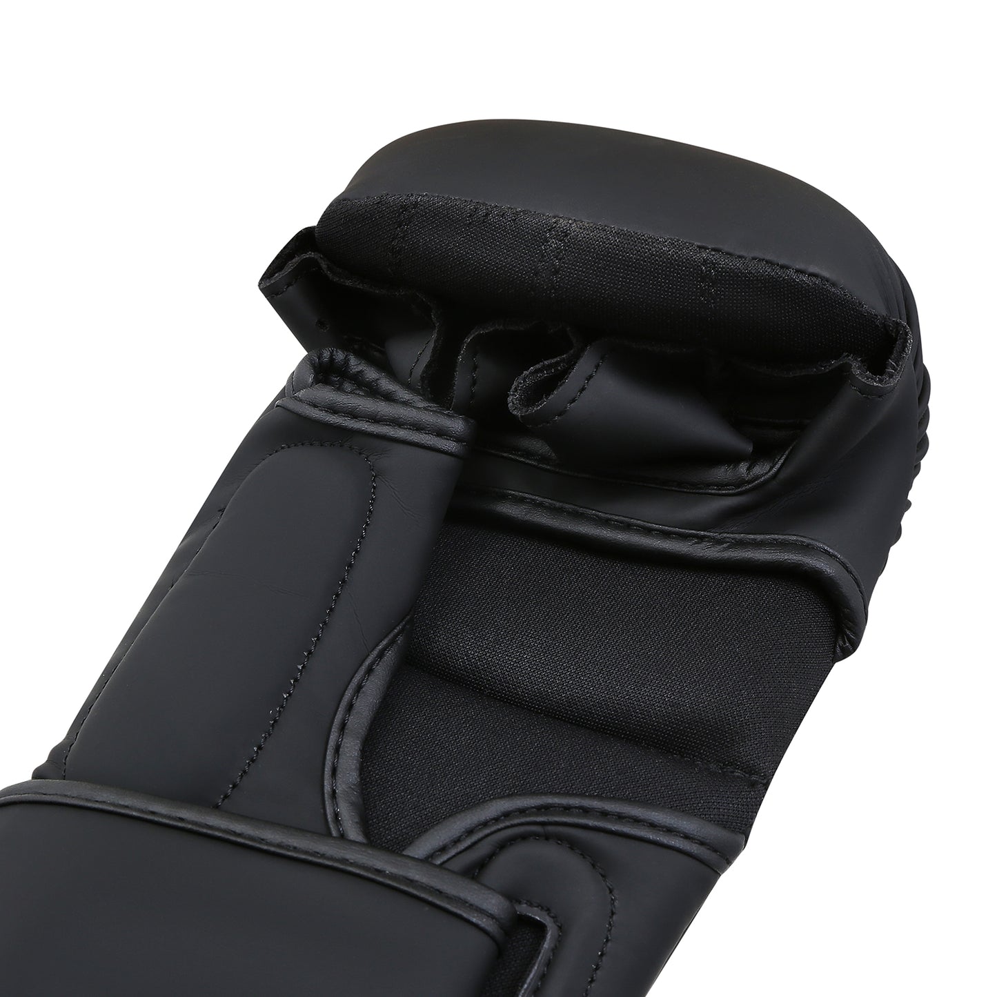 Playwell MMA "Matte Series" 7oz Sparring Gloves - Black/Black