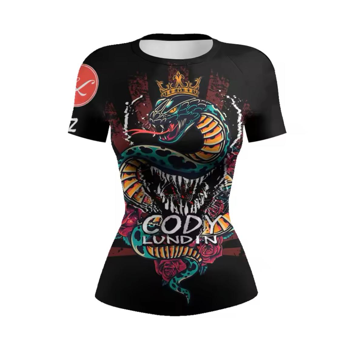 Women’s Snake King Premium BJJ / MMA Rash Guard - MADE TO ORDER 2 WEEK DISPATCH