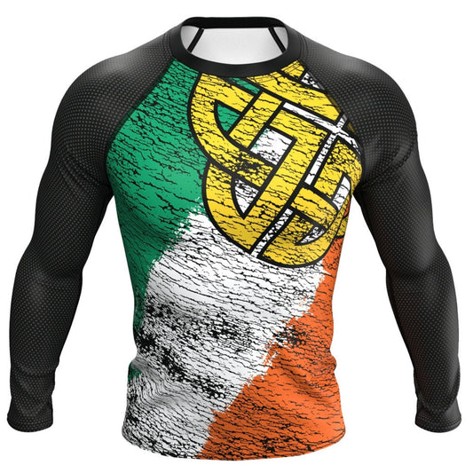 Ireland Premium Rash Guard - LONG OR SHORT SLEEVE - MADE TO ORDER 2 WEEK DISPATCH