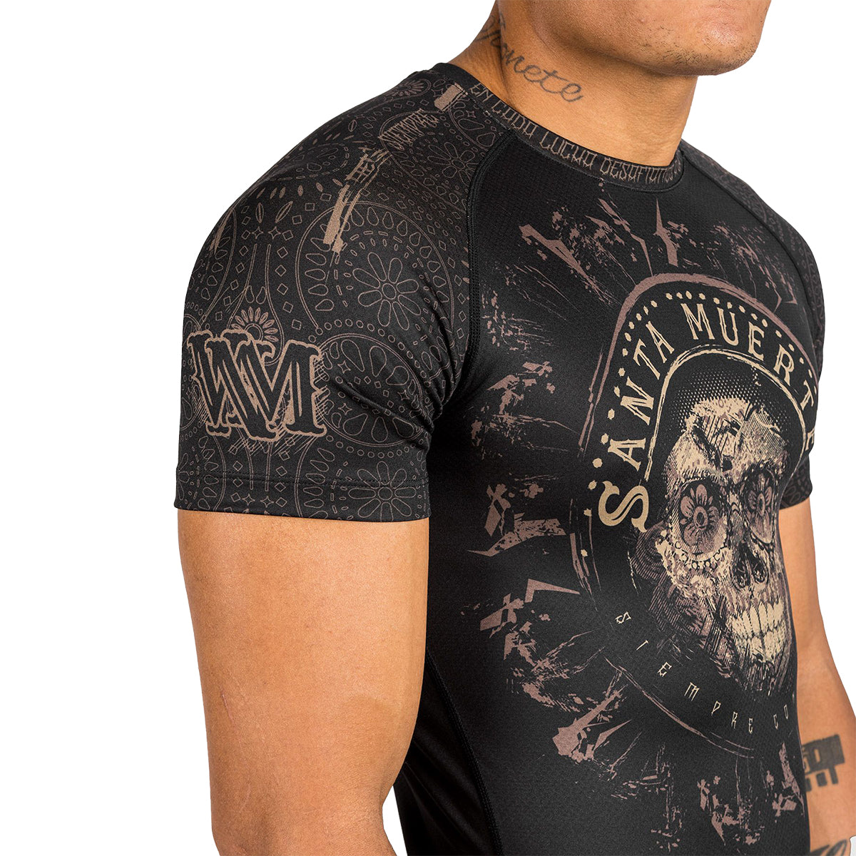 Venum Santa Muerta Short Sleeve MMA/Jiu Jitsu Rash Guard