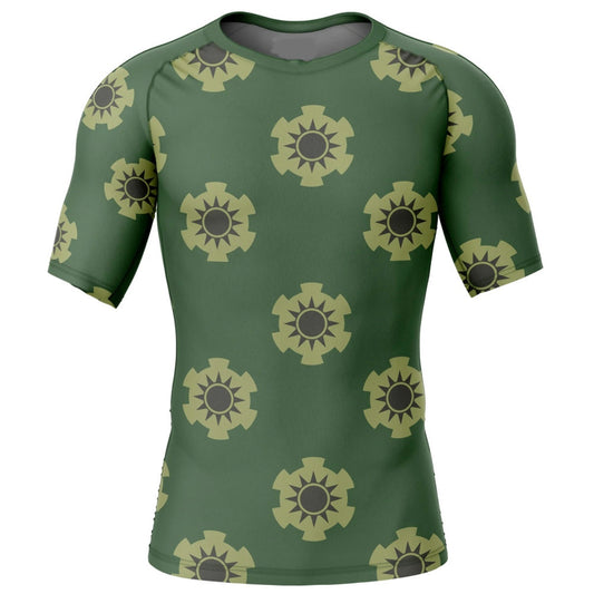 One Piece Zoro Wano Premium Short Sleeve Rash Guard - MADE TO ORDER 2 WEEK DISPATCH