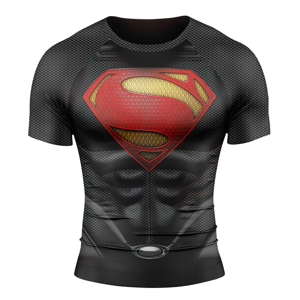 Superman Premium Short Sleeve BJJ Rash Guard