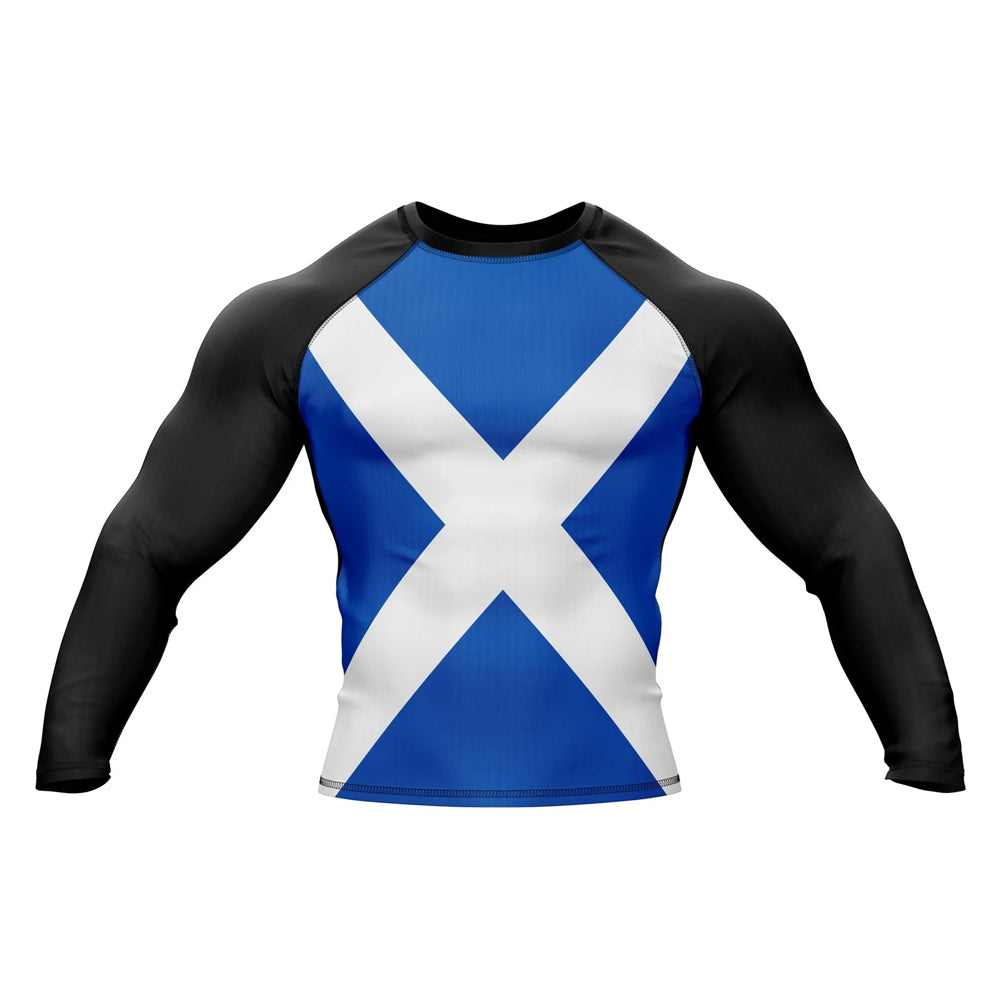 Scotland Premium Long Sleeve BJJ Rash Guard