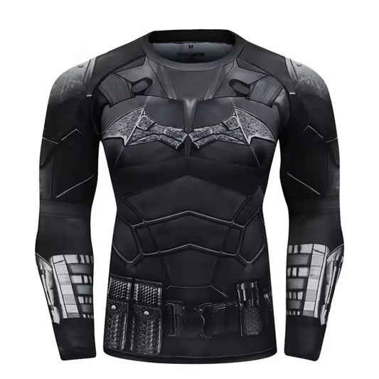 Batman Premium BJJ / MMA Rash Guard - LONG & SHORT SLEEVE VARIATIONS - MADE TO ORDER 2 WEEK DISPATCH