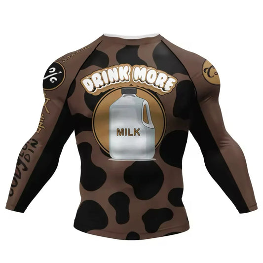 Milk Premium BJJ / MMA Rash Guard - LONG & SHORT SLEEVE VARIATIONS - MADE TO ORDER 2 WEEK DISPATCH