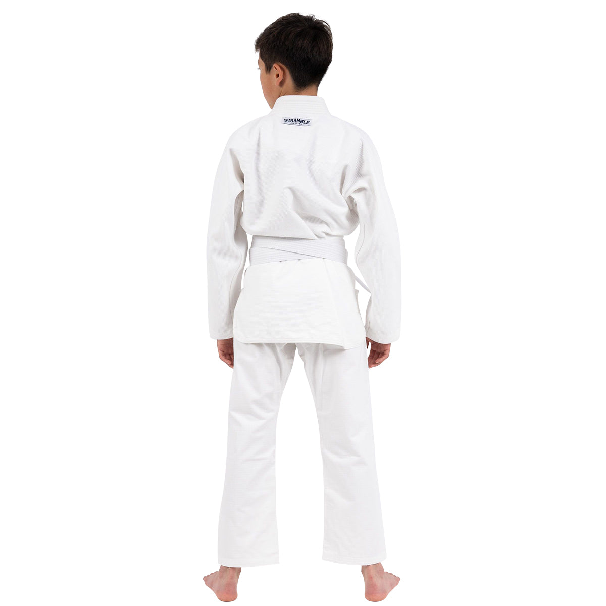 Scramble Kids Standard Issue Jiu Jitsu Gi - White