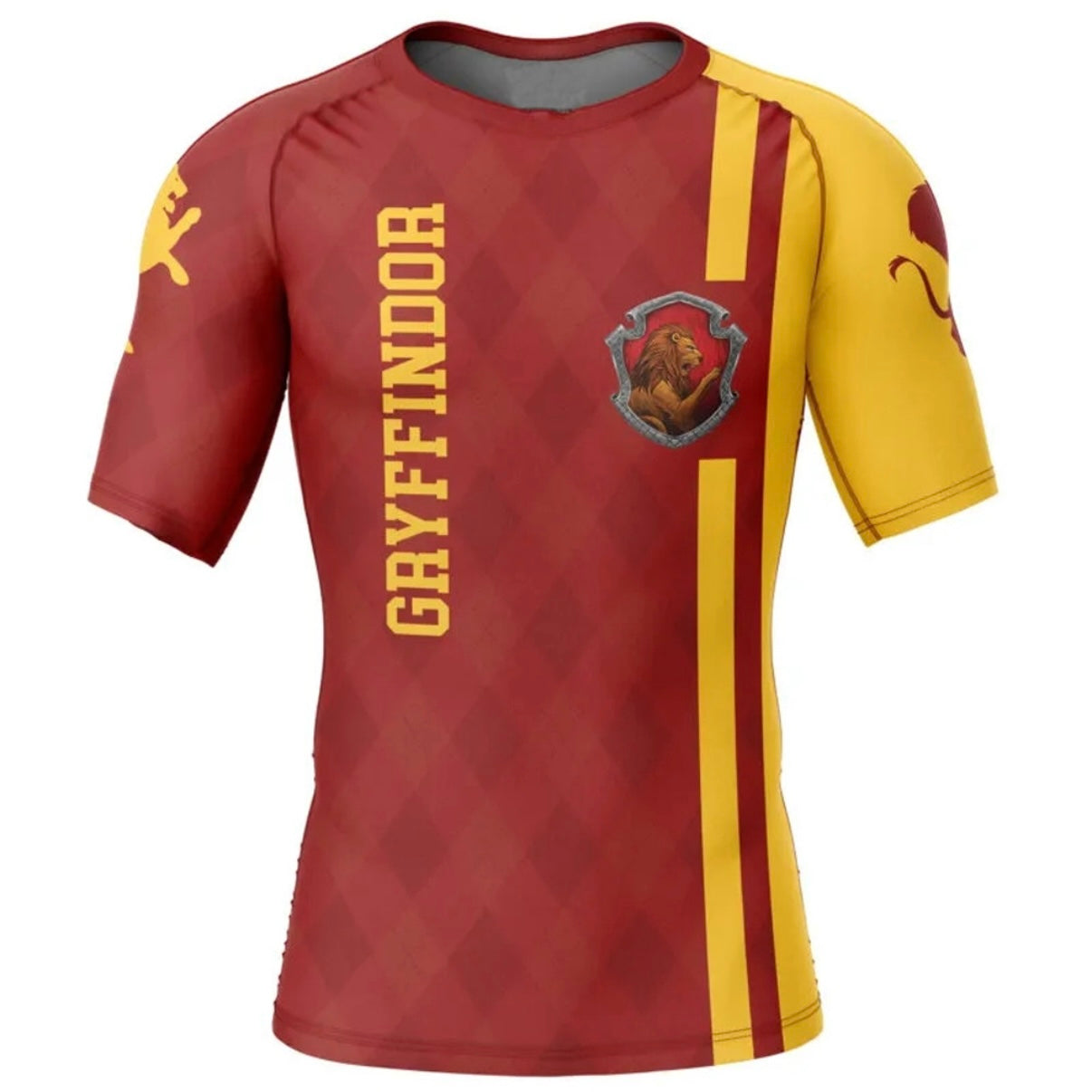 Harry Potter Gryffindor Premium Rash Guard - LONG OR SHORT SLEEVE - MADE TO ORDER 2 WEEK DISPATCH