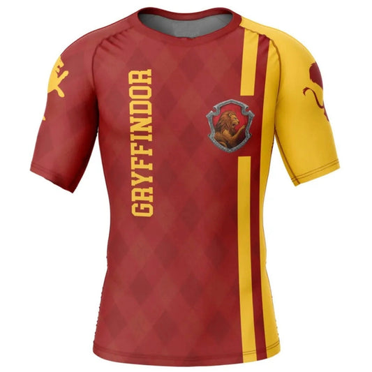 Harry Potter Gryffindor Premium Rash Guard - LONG OR SHORT SLEEVE - MADE TO ORDER 2 WEEK DISPATCH