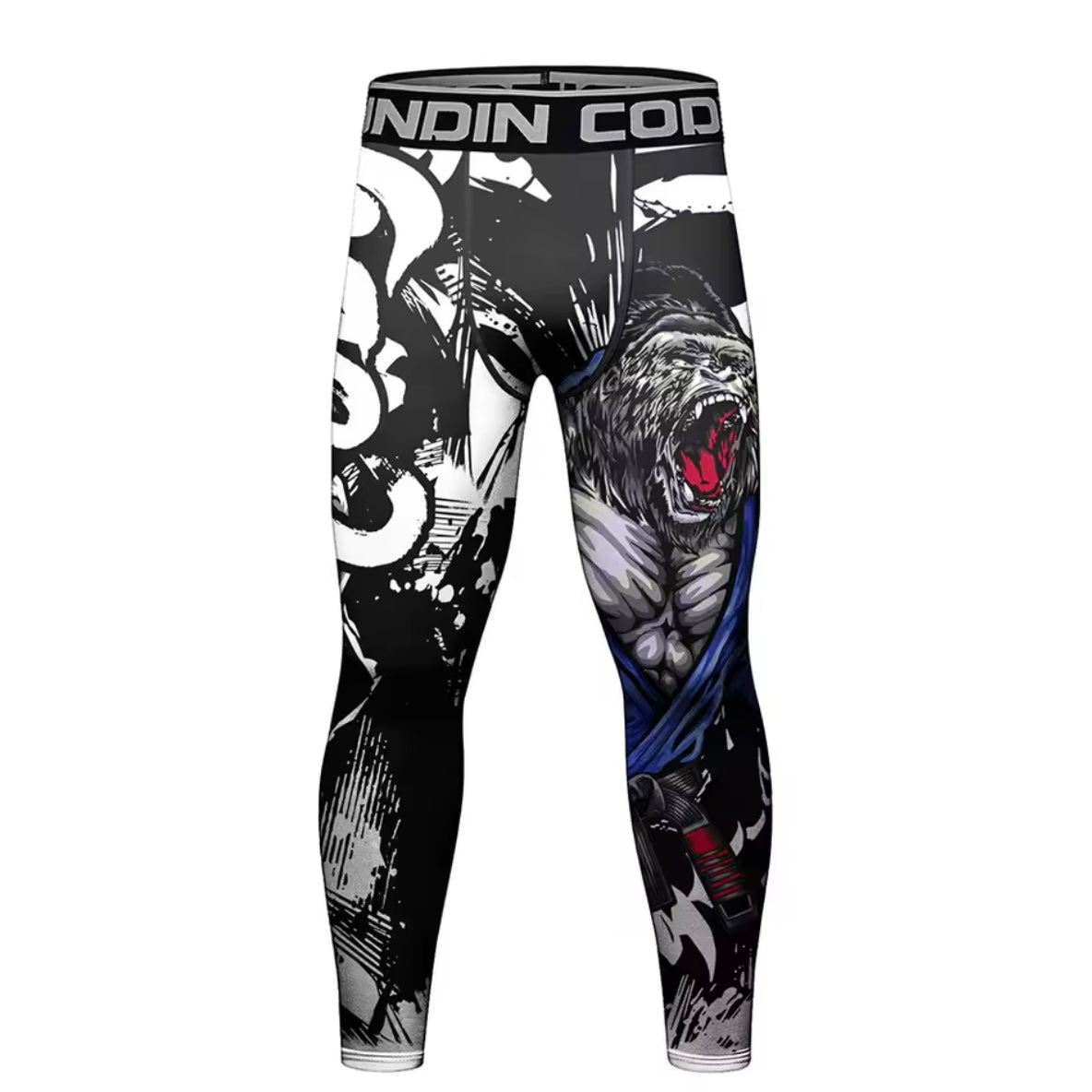 Gorilla Rage Premium BJJ No Gi / MMA Set. Rash Guard, Shorts & Spats - MADE TO ORDER 2 WEEK DISPATCH