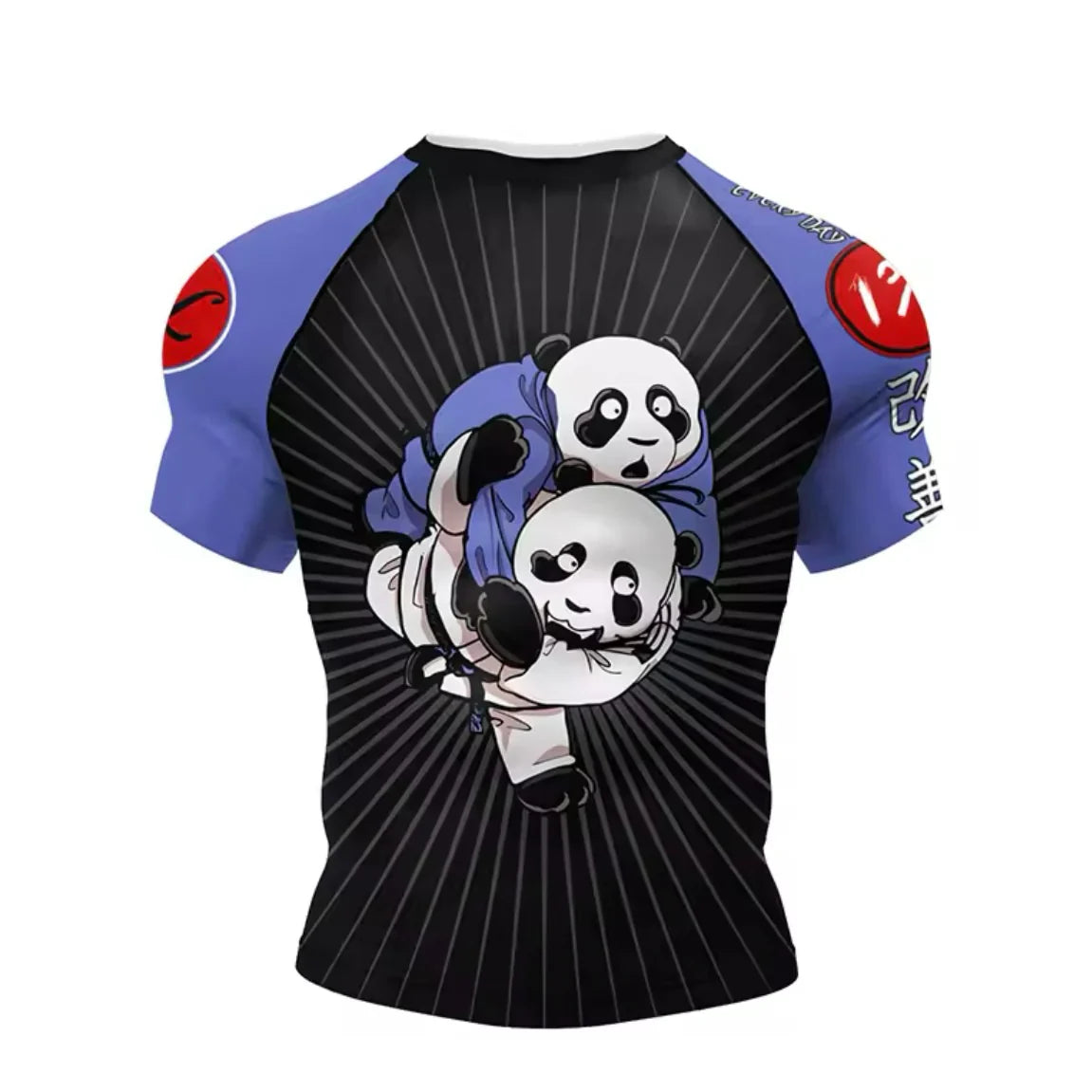 Judo Panda Premium BJJ / MMA Rash Guard - LONG & SHORT SLEEVE VARIATIONS - MADE TO ORDER 2 WEEK DISPATCH