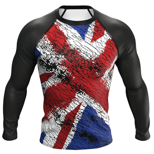 United Kingdom (Great Britain) Premium Rash Guard - LONG OR SHORT SLEEVE - MADE TO ORDER 2 WEEK DISPATCH