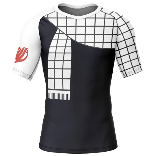 Fairy Tail Natsu Dragneel Premium Short Sleeve Rash Guard - MADE TO ORDER 2 WEEK DISPATCH