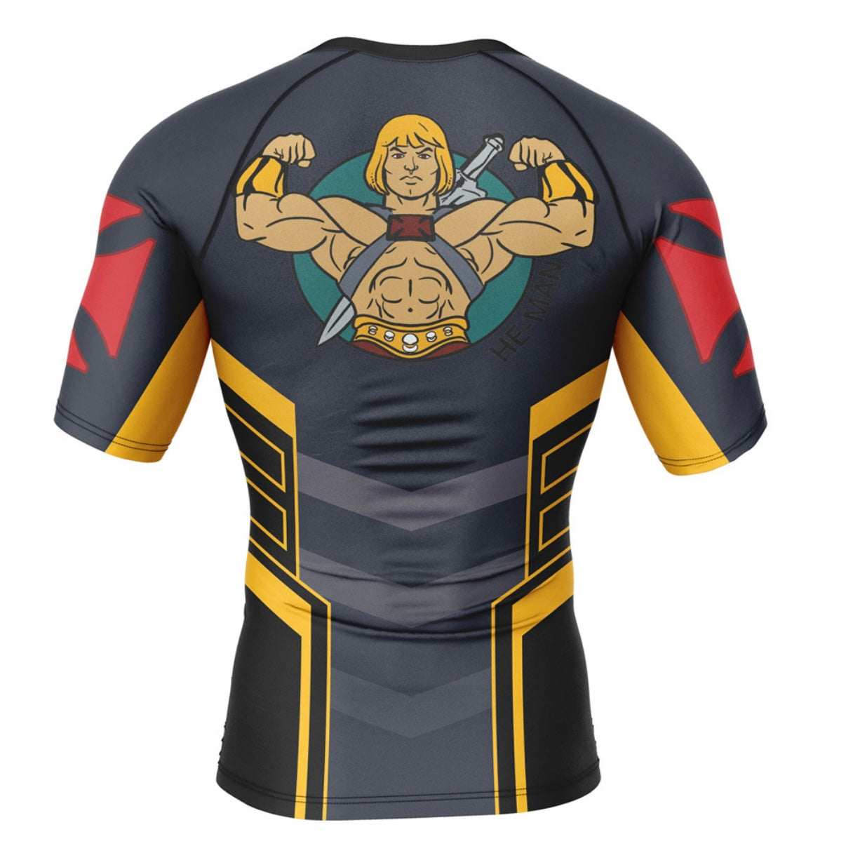 Masters of the Universe He-Man Gym Premium Rash Guard - LONG OR SHORT SLEEVE - MADE TO ORDER 2 WEEK DISPATCH