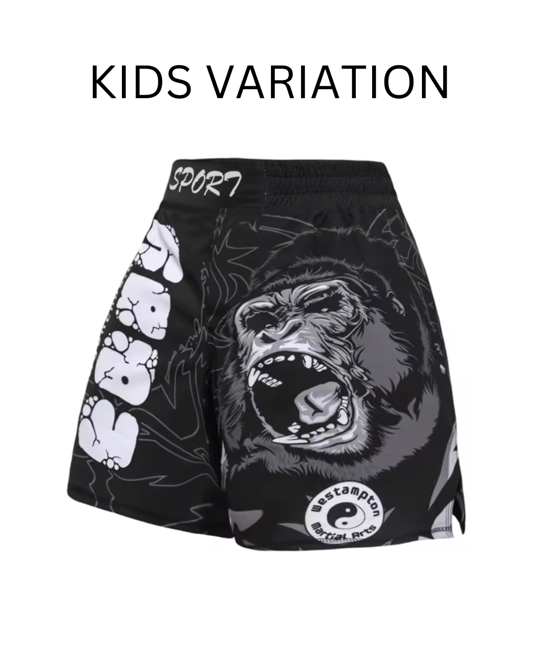 Gorilla Premium BJJ No Gi / MMA Set. Rash Guard, Shorts & Spats - MADE TO ORDER 2 WEEK DISPATCH
