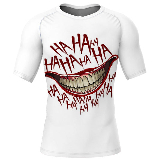 Joker Ha Ha Ha Premium Short Sleeve Rash Guard - MADE TO ORDER 2 WEEK DISPATCH