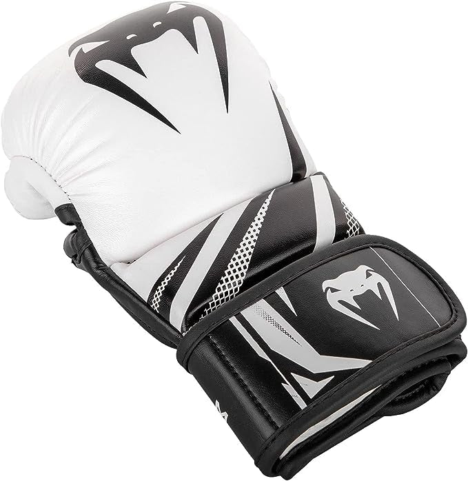 Venum MMA Challenger 7oz Sparring Gloves - White/Black