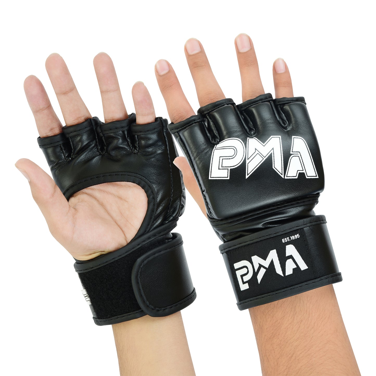 Childrens Elite MMA Grappling Fight Gloves - All Black