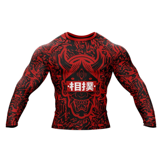 Hannya Premium Rash Guard - LONG OR SHORT SLEEVE - MADE TO ORDER 2 WEEK DISPATCH