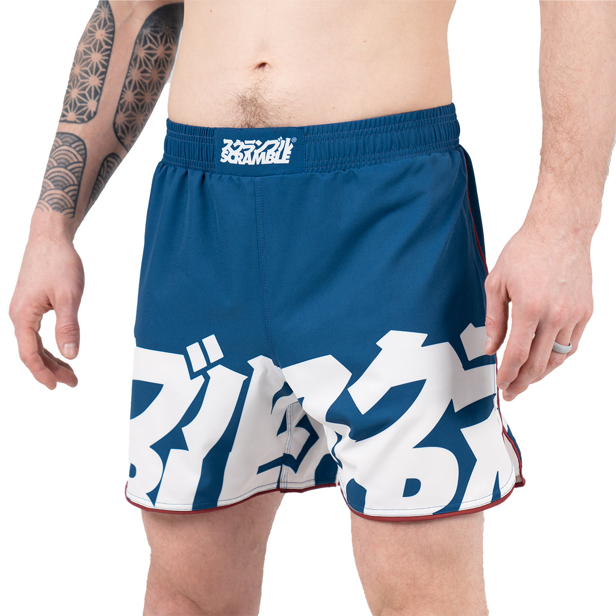 Scramble Baka Grappling Fight Shorts - Blue