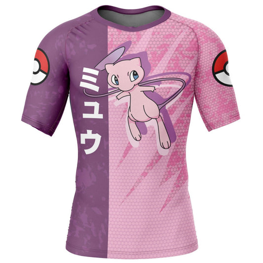 Pokemon Mew Premium Short Sleeve Rash Guard - MADE TO ORDER 2 WEEK DISPATCH