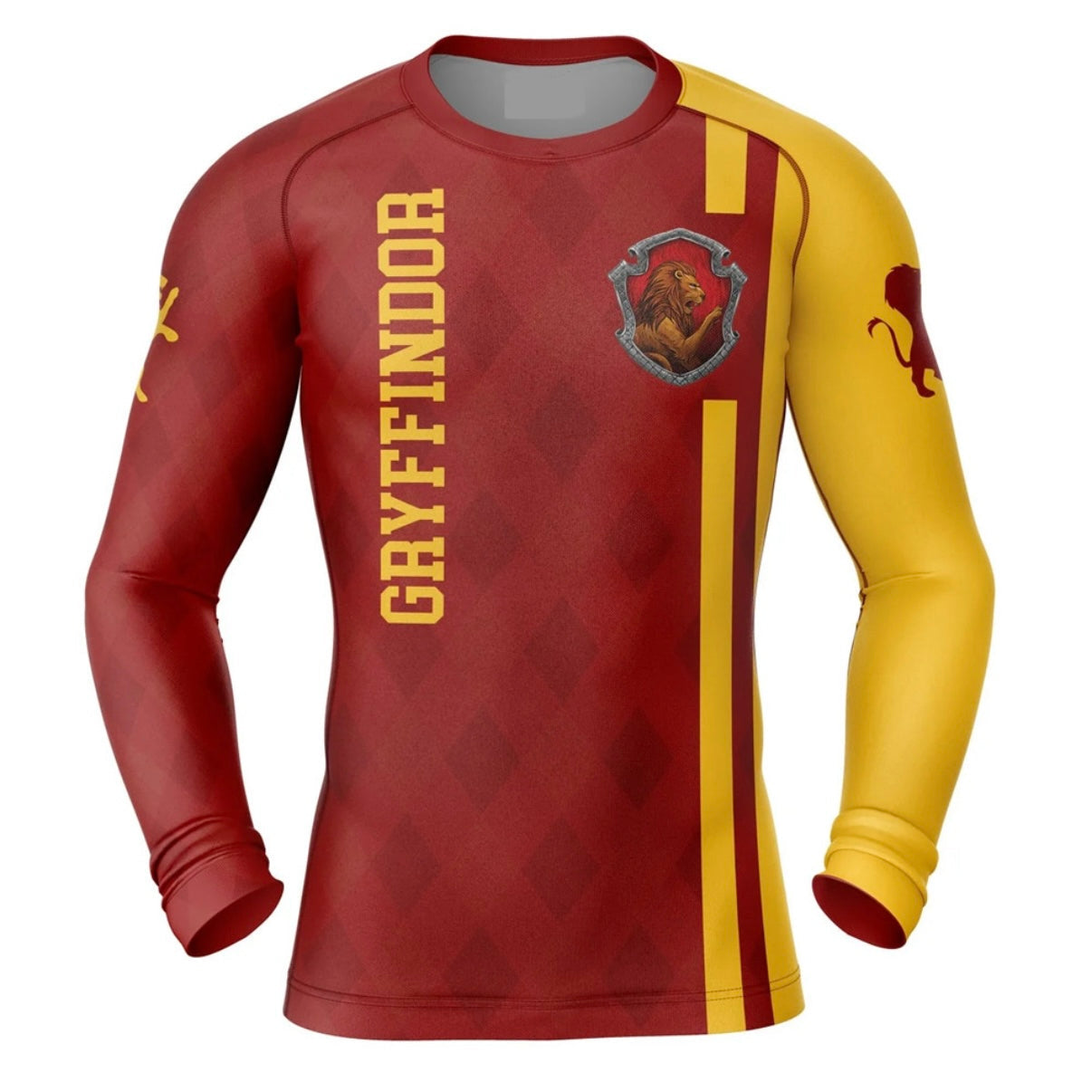Harry Potter Gryffindor Premium Rash Guard - LONG OR SHORT SLEEVE - MADE TO ORDER 2 WEEK DISPATCH
