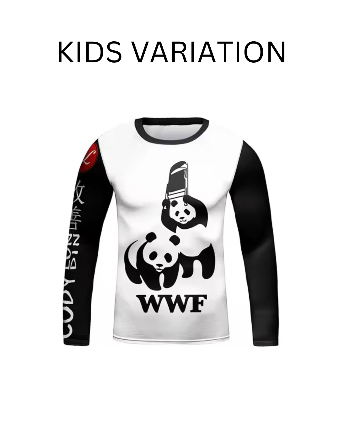 WWF Premium BJJ / MMA Rash Guard - LONG & SHORT SLEEVE VARIATIONS - MADE TO ORDER 2 WEEK DISPATCH