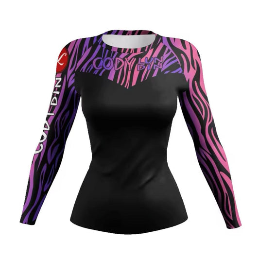 Women’s Purple Haze Premium BJJ / MMA Rash Guard - MADE TO ORDER 2 WEEK DISPATCH