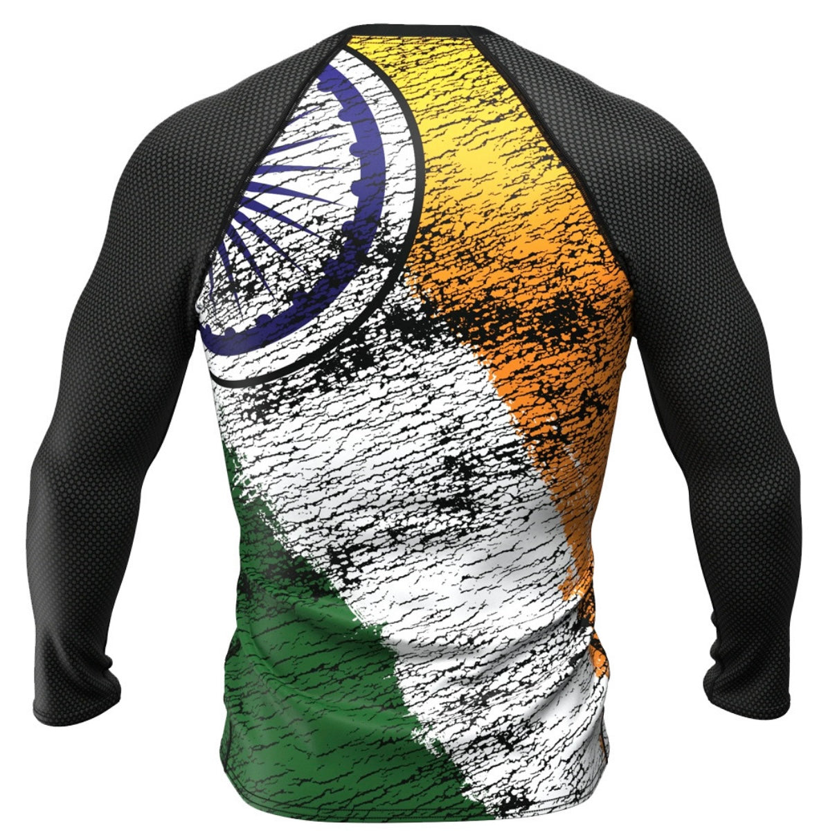 India (Bhārat) Premium Rash Guard - LONG OR SHORT SLEEVE - MADE TO ORDER 2 WEEK DISPATCH
