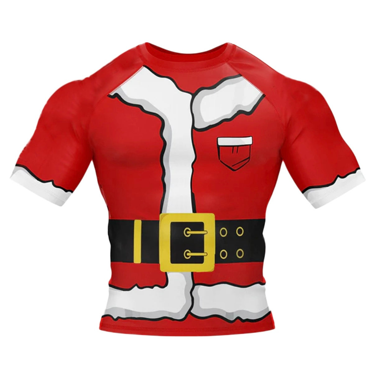 Father Christmas Premium Rash Guard - LONG OR SHORT SLEEVE - MADE TO ORDER 2 WEEK DISPATCH