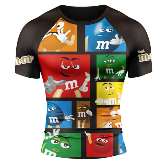 M&Ms Premium Short Sleeve Rash Guard - MADE TO ORDER 2 WEEK DISPATCH