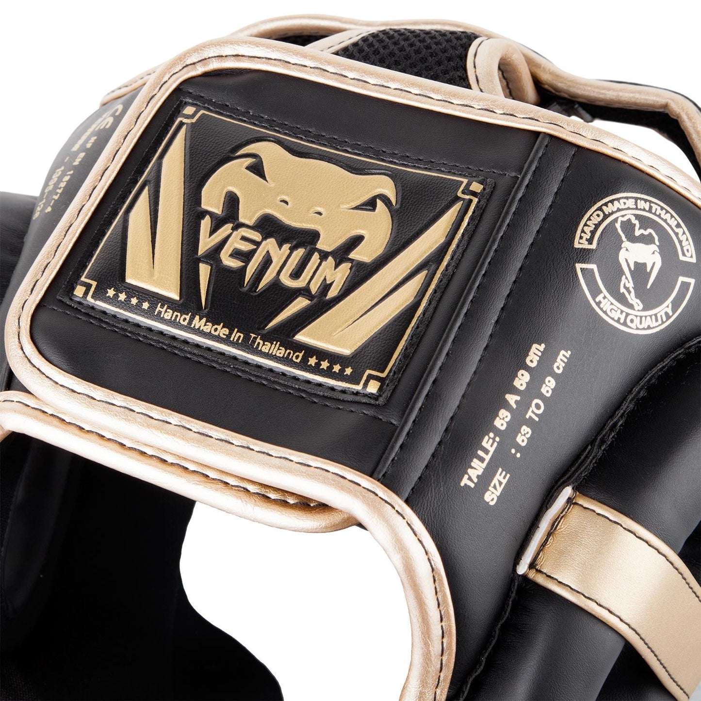 Venum Boxing MMA Elite Head Guard - Black/Gold